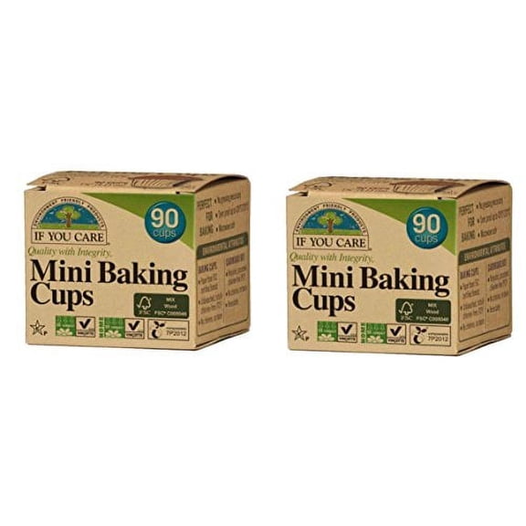 YouCare J25018 mini baking cups, Brown 2 pack