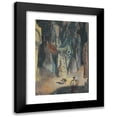 thumbnail image 1 of Ján Novák 14x18 Black Modern Framed Museum Art Print Titled - Study for a Slovak Fairytale I, 1 of 5