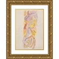 thumbnail image 1 of Ján Novák 18x24 Gold Ornate Framed and Double Matted Museum Art Print Titled - Illustrations to the Legend of St. Dorote I. (1940-1944), 1 of 4