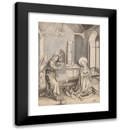 Jörg Schweiger 11x14 Black Modern Framed Museum Art Print Titled - The Annunciation