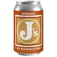 thumbnail image 1 of J’s Kombucha Ginger flavored 12 pack 12oz, 1 of 2