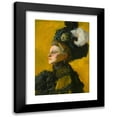thumbnail image 1 of Józef Mehoffer 14x18 Black Modern Framed Museum Art Print Titled - Portrait of Artist's Wife, Jadwiga Nee Janakowska (1907), 1 of 5