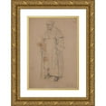 thumbnail image 1 of Józef Mehoffer 18x24 Gold Ornate Framed and Double Matted Museum Art Print Titled - Father Joachim Berthier (1918), 1 of 4
