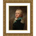 thumbnail image 1 of Józef Pitschmann 15x18 Gold Ornate Wood Frame and Double Matted Museum Art Print Titled - Portrait of Jan Krasicki, Rogala Coat of Arms (ca. 1764-1831) in a Dark Blue Uniform Jacket of the 1, 1 of 4