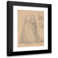 thumbnail image 1 of Józef Simmler 14x18 Black Modern Framed Museum Art Print Titled - Study of Mary's Robes for the Painting ‘The Immaculate Conception of the Blessed Virgin Mary’ (1864), 1 of 5