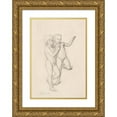 thumbnail image 1 of Józef Simmler 18x24 Gold Ornate Framed and Double Matted Museum Art Print Titled - Study of Angels for the Painting ‘The Immaculate Conception of the Blessed Virgin Mary’ (1864), 1 of 4