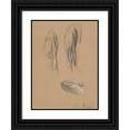 thumbnail image 1 of Józef Simmler 19x24 Black Ornate Framed Double Matted Museum Art Print Titled: Studies of the Queen's Dress Sleeves for the Painting ‘Queen Jadwiga's Oath’ (1867), 1 of 5