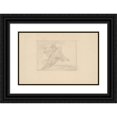 thumbnail image 1 of Józef Simmler 24x17 Black Ornate Framed Double Matted Museum Art Print Titled: Creation of the World (1856), 1 of 5