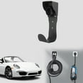 thumbnail image 1 of J1772 EV Charger Holder Dock with Cable Management Hook, Heavy-Duty Steel Wall Mount Holster for Home Garage Outdoor Use, Keeps Electric Vehicle Charging Nozzle Organized and Protected, 1 of 7