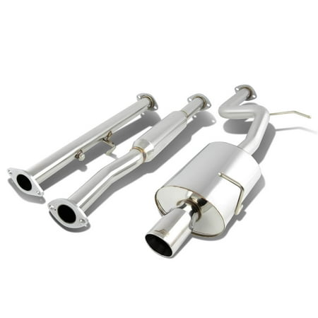J2 Engineering J2-CBE-OS-038 J2 Engineering J2CBEOS038 3" Rolled Tip Catback Exhaust System for 99-03 Solara 5S-FE/1MZ-FE 00 01 02