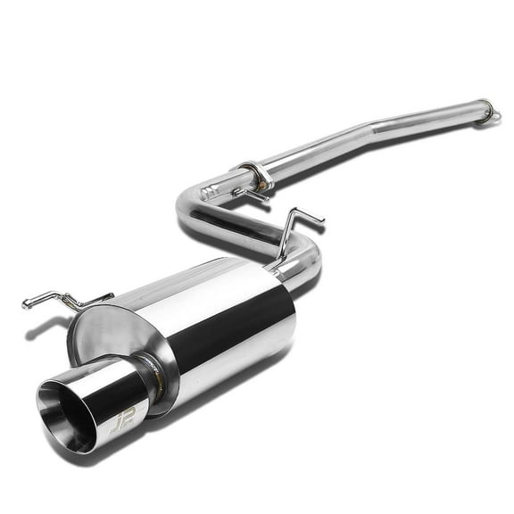 J2 Engineering For 12-17 Toyota Camry 2.5L Performance Catback Exhaust System w/4" Rolled Slant Muffler Tip