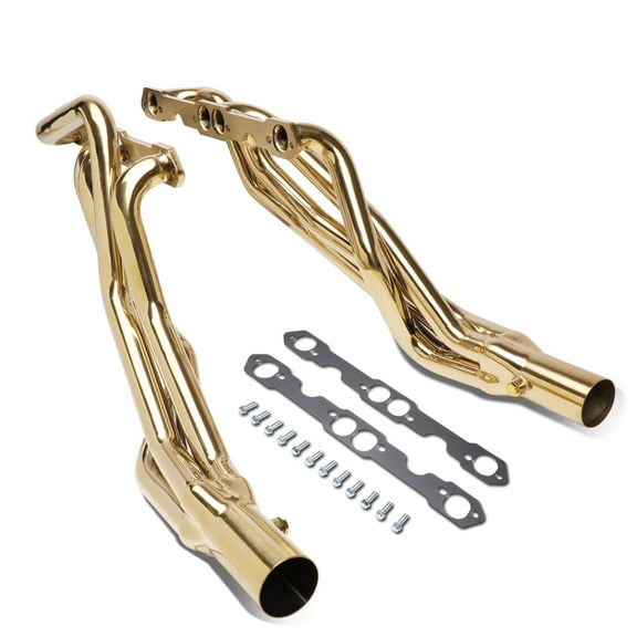 J2 Engineering J2-HD-GOLD-016 J2 For 1993 to 1997 Chevy Camaro / Pontiac Firebird LT1 V8 Stainless Long Tube Exhaust Header Manifold 94 95 96