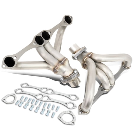 J2 Engineering Stainless Steel Exhaust Manifold for 1923-1949 Chevy SBC Small Block Street Rod