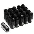 thumbnail image 1 of J2 Engineering LN-T7-007-15-BK J2 Engineering 7075 -T6 Forged Aluminum M12X1.5 20Pcs 50mm Height Close -End Lug Nut Set w / Socket Adapter (Black), 1 of 6