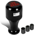 thumbnail image 1 of J2 Engineering Universal Black Manual Car Shifter Knob Aluminum Cylindrical Wine Cup Style with Adapter J2-SK-006-BK, 1 of 7