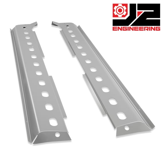 J2 Engineering for 02-09 Dodge Ram 1500 2500 3500 Quad Cab Primered Grey Inner Rocker Panels