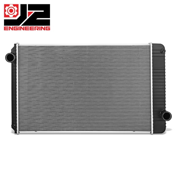 J2 Engineering for 02-11 International 7300 7700 WorkStar 7600 7700 Aluminum 2-Row Radiator