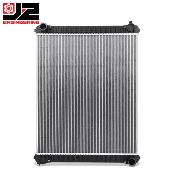 J2 Engineering for 02-14 Freightliner Business Class M2 100 106 Aluminum 2-Row Core Radiator