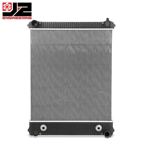 J2 Engineering for 03-08 Freightliner M2 100 106 Thomas Saf-T-Liner Aluminum 2-Row Radiator