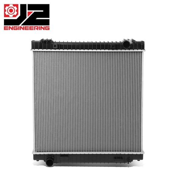 J2 Engineering for 04-10 Ford E350 E450 6.0L V8 Powerstroke Diesel Aluminum Radiator DPI 2976
