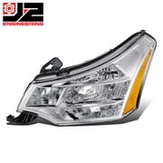 J2 Engineering for 08-11 Ford Focus S SE SEL Left Driver Side OE Style Headlight Replacement