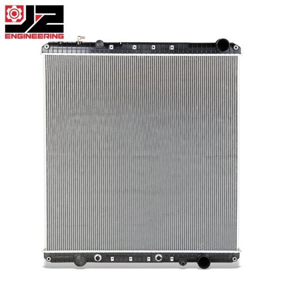 J2 Engineering for 08-13 Freightliner Classic/Cascadia 2-Row Aluminum Engine Cooling Radiator