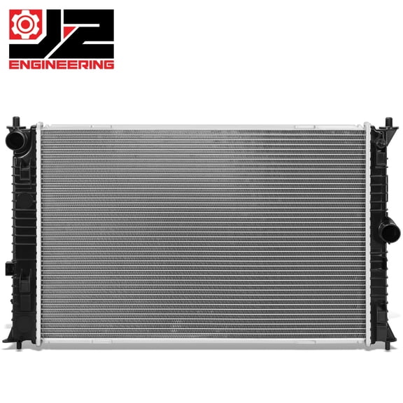 J2 Engineering for 10-12 Ford Fusion Lincoln MKZ Mercury Milan 1 Row Aluminum Radiator DPI13125