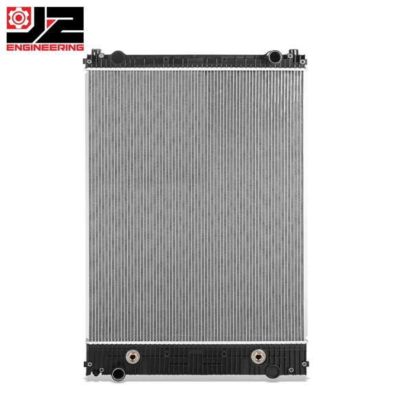 J2 Engineering for 10-13 Freightliner Business Class M2 106 112 108SD Aluminum 2-Row Radiator