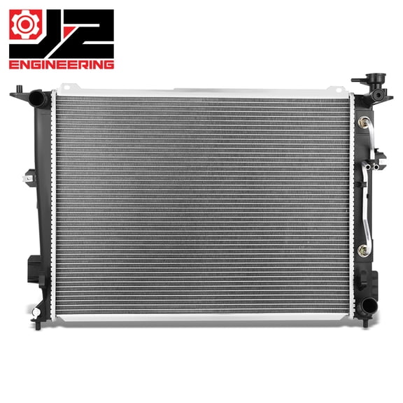 J2 Engineering for 10-14 Genesis Coupe 3.8L AT DPI 13388 Aluminum Core Radiator Replacement