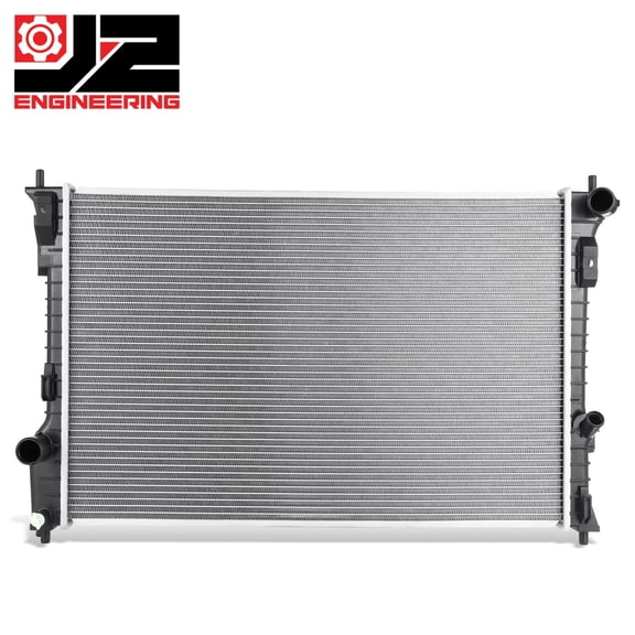 J2 Engineering for 10-19 Ford Flex Explorer/Lincoln MKT 3.5/3.7L Aluminum Radiator DPI 13185