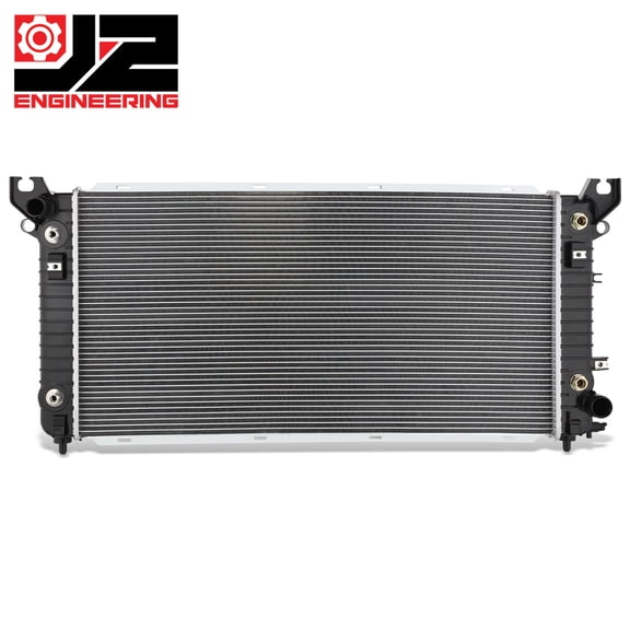 J2 Engineering for 14-16 Silverado Tahoe Sierra Yukon 5.3L 6.2L Aluminum Core Radiator 13397