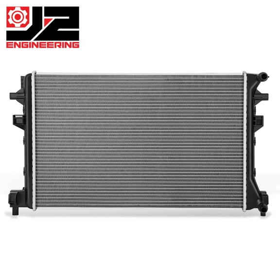J2 Engineering for 15-23 A3 Golf Jetta Taos 1.4L-2.0L Aluminum Radiator Replacement DPI13881