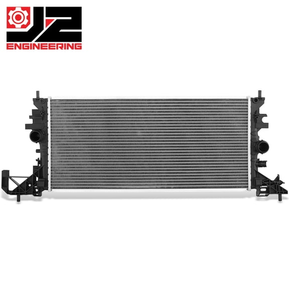 J2 Engineering for 16-19 Chevrolet Cruze WO Temp Sensor OE Style Aluminum Radiator DPI 13684