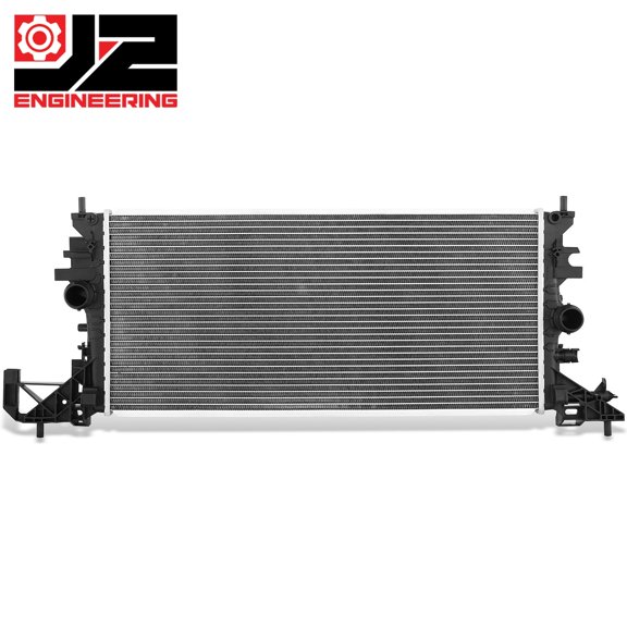 J2 Engineering for 16-19 Chevrolet Cruze WO Temp Sensor OE Style Aluminum Radiator DPI 13684