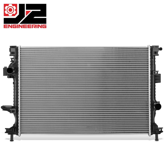 J2 Engineering for 17-20 Ford Fusion Lincoln MKZ 2.0L OE Style Aluminum Radiator DPI 13658