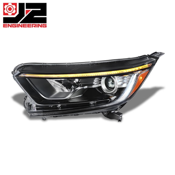 J2 Engineering for 17-22 Honda CR-V Driver Left Side LED DRL Projector Headlight Replacement