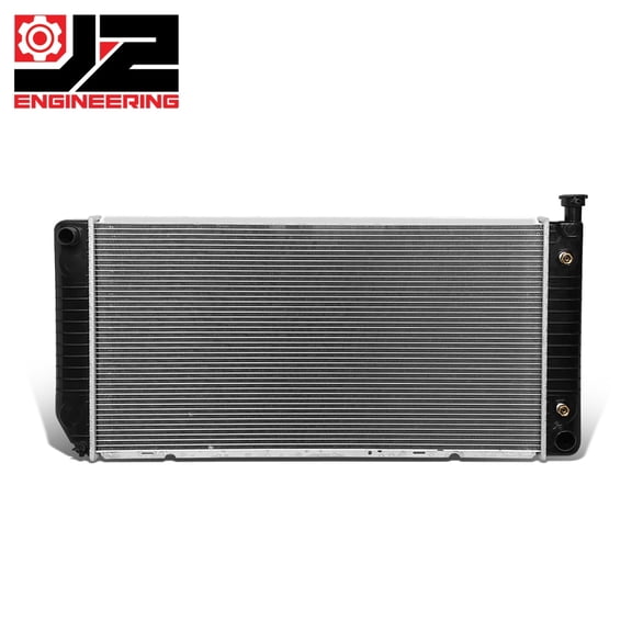 J2 Engineering for 1996-2000 Chevy GMC 1500 2500 3500 Escalade 5.0L 5.7L 2317 Aluminum Radiator