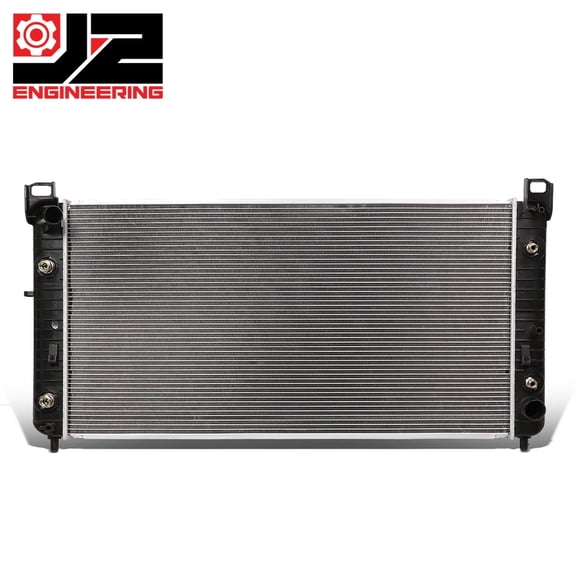 J2 Engineering for 2001-2002 Silverado Sierra 2500 3500 AT Factory Style Aluminum Radiator 2537