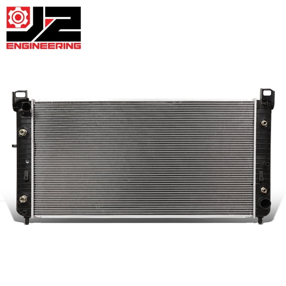 J2 Engineering for 2001-2002 Silverado Sierra 2500 3500 AT Factory Style Aluminum Radiator 2537