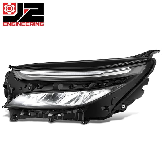 J2 Engineering for 22-24 Chevy Equinox Front Left Side Black Housing Headlight Replacement