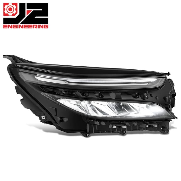 J2 Engineering for 22-24 Chevy Equinox Front Right Side Black Housing Headlight Replacement