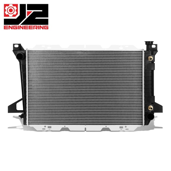 J2 Engineering for 85-96 Ford F150/F250/F350 4.9 AT OE Style Aluminum Cooling Radiator DPI 1454