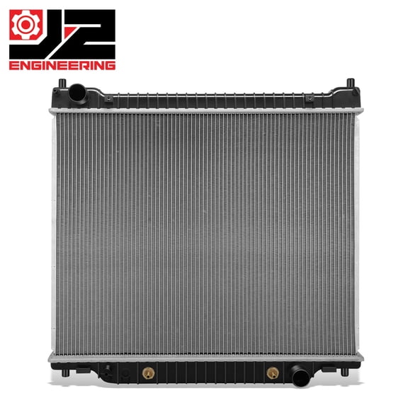 J2 Engineering for 95-96 Ford E350 Econoline Club Wagon 7.3L OE Style Aluminum Radiator DPI1724