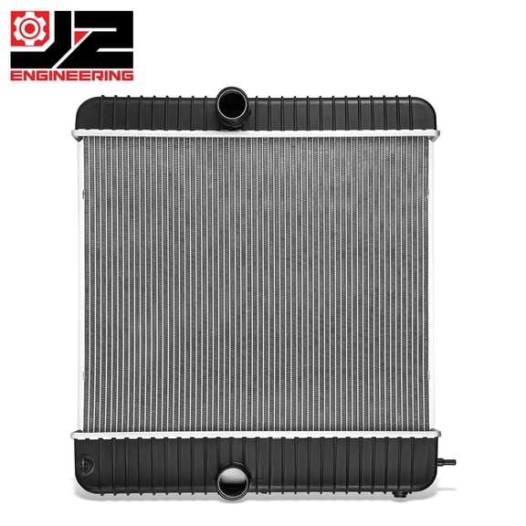 J2 Engineering for 97-09 Ford F650 F750 International 3200 4900 2-Row Aluminum Core Radiator