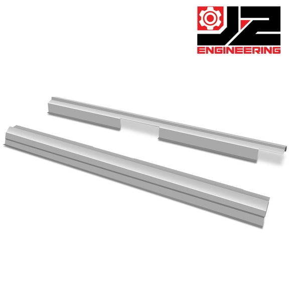 J2 Engineering for 99-04 Jeep Grand Cherokee 4Door Grey Slip On Rocker Panels Pair Replacement