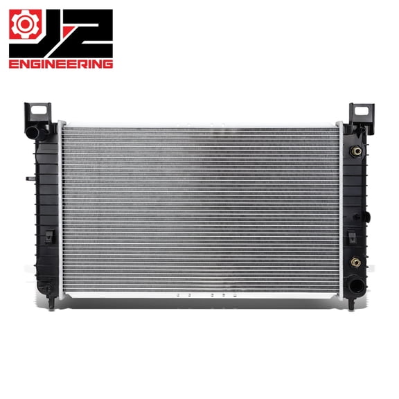 J2 Engineering for 99-07 Silverado Sierra Suburban Yukon 28" Aluminum Core Radiator DPI 2334