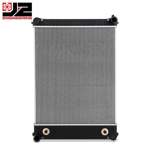 J2 Engineering for 99-08 Freightliner M2 100 B2 Sterling Truck Acterra Aluminum 2-Row Radiator