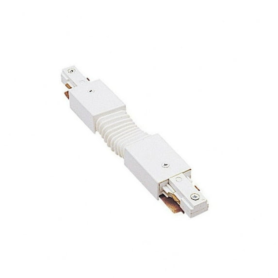 J2-FLX-WT-WAC Lighting-Accessory-J Series 2 Circuit Flexible Connector-1.5 Inches Wide by 0.88 Inches High-White Finish