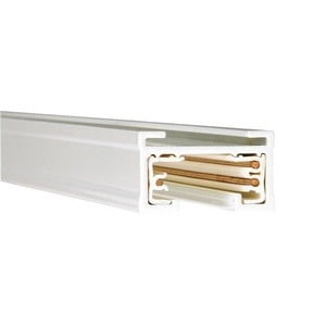 J2-T8-BK-WAC Lighting-Accessory-J Series 2 Circuit Track-1.81 Inches Wide by 1 Inches High-Black Finish
