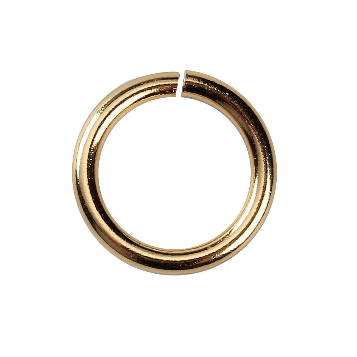 J263 - 50 pcs 304 Stainless Steel Gold Plated Open Jump Rings 15mm - 12 Gauge (2mm Thick) - THICK - HEAVY - Hypoallergenic! Tarnish Resistant!